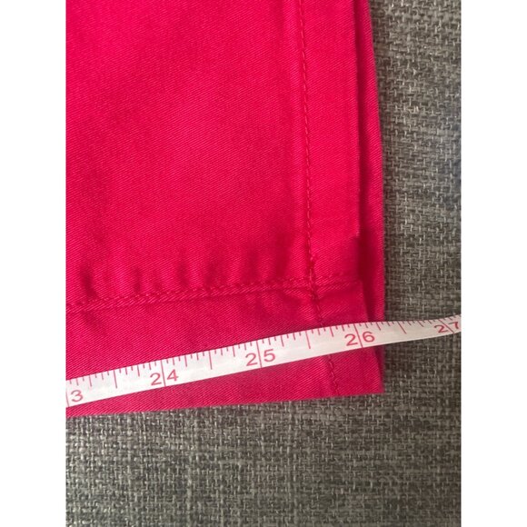 Jockey Women Hot Pink Pants Size 0 Cotton Stretch Slim Fit Summer Beach Cruise - Picture 7 of 7